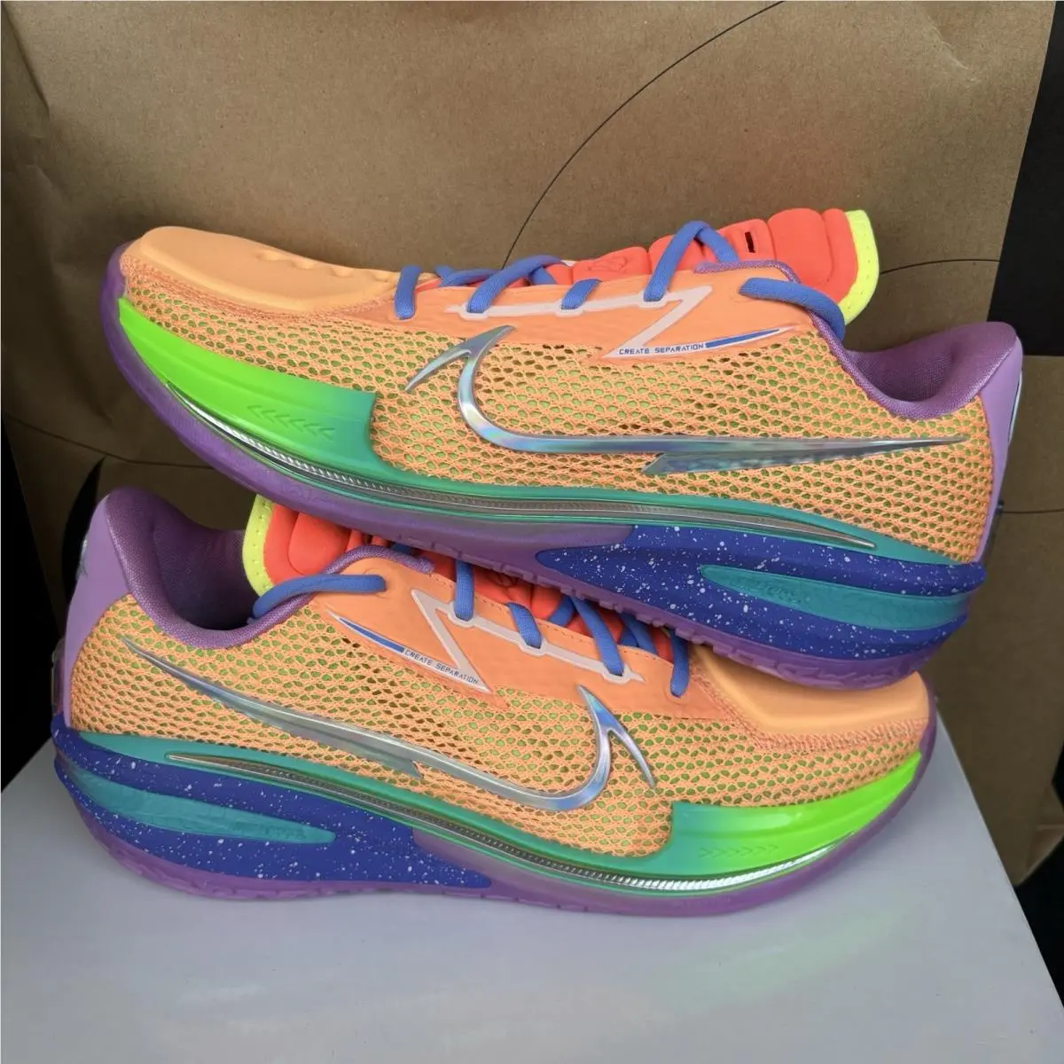 Nike shoes - Nike Air Zoom GT Cut - CZ0175-800 - Orange Pulse/Multicolor/Persian Violet/Bright Viole 0