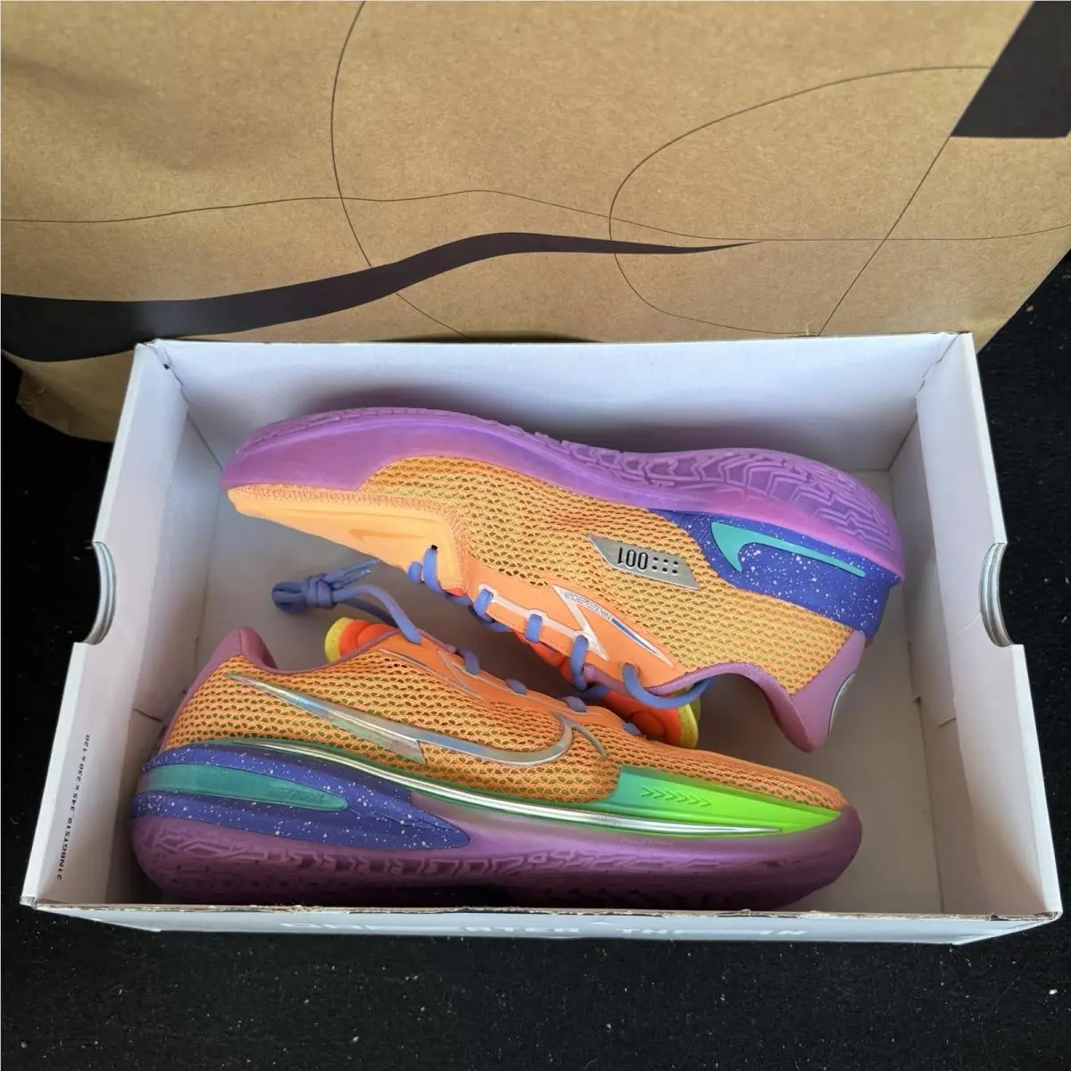 Nike shoes - Nike Air Zoom GT Cut - CZ0175-800 - Orange Pulse/Multicolor/Persian Violet/Bright Viole 5