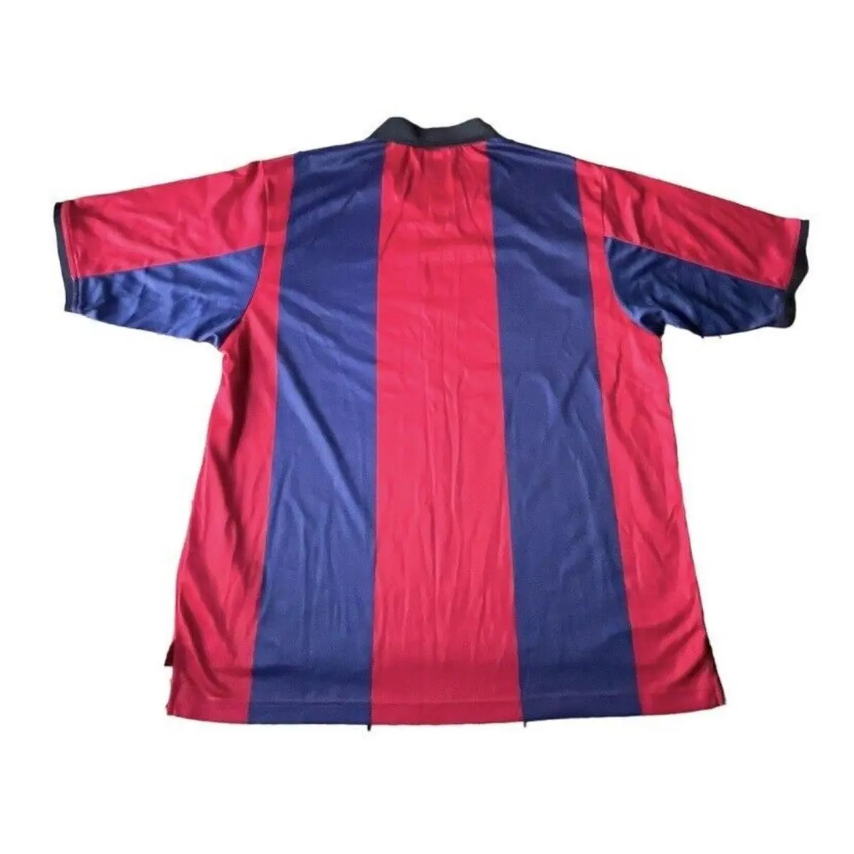 Nike clothing - Nike Team Barcelona FCB Futbol Soccer Jersey Center Swoosh VTG - Red Blue 4