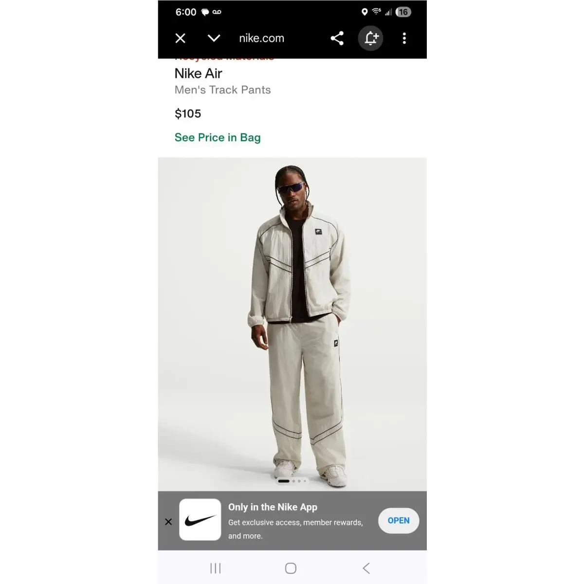 Nike clothing - Black 16