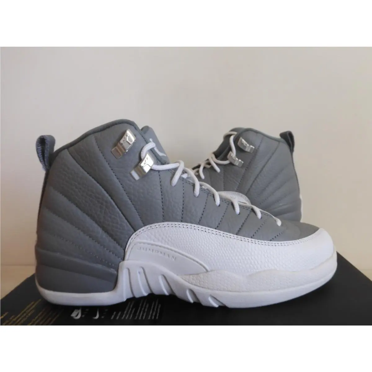 Nike shoes - Air Jordan 12 - Air - 153265-015 - Gray (UPC: 196149400877) 0