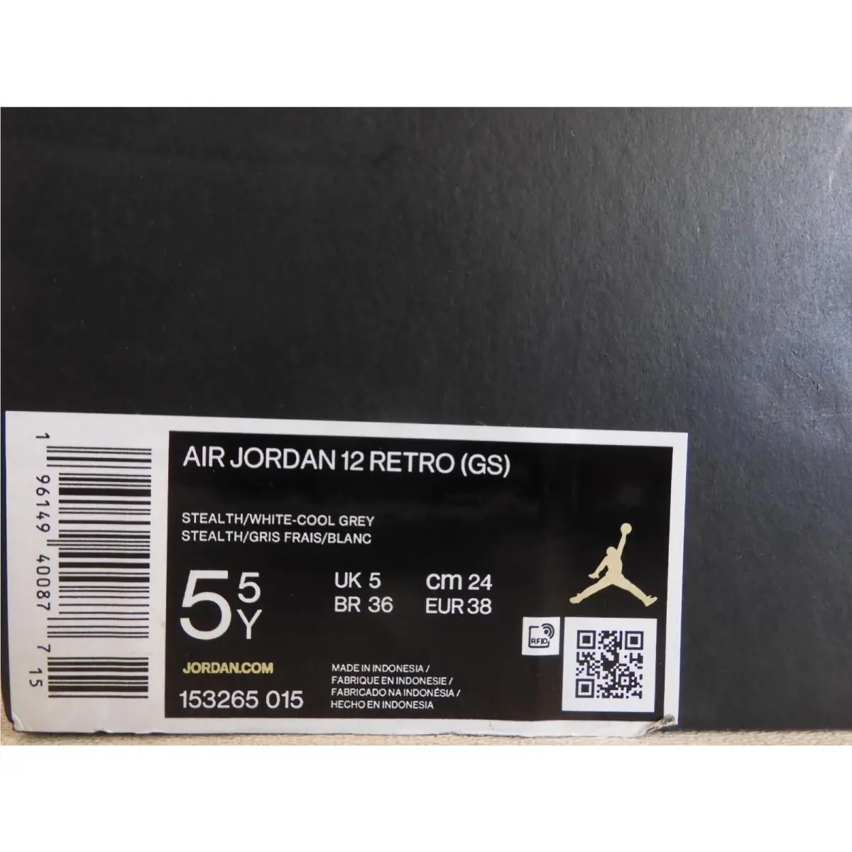 Nike shoes - Air Jordan 12 - Air - 153265-015 - Gray (UPC: 196149400877) 6