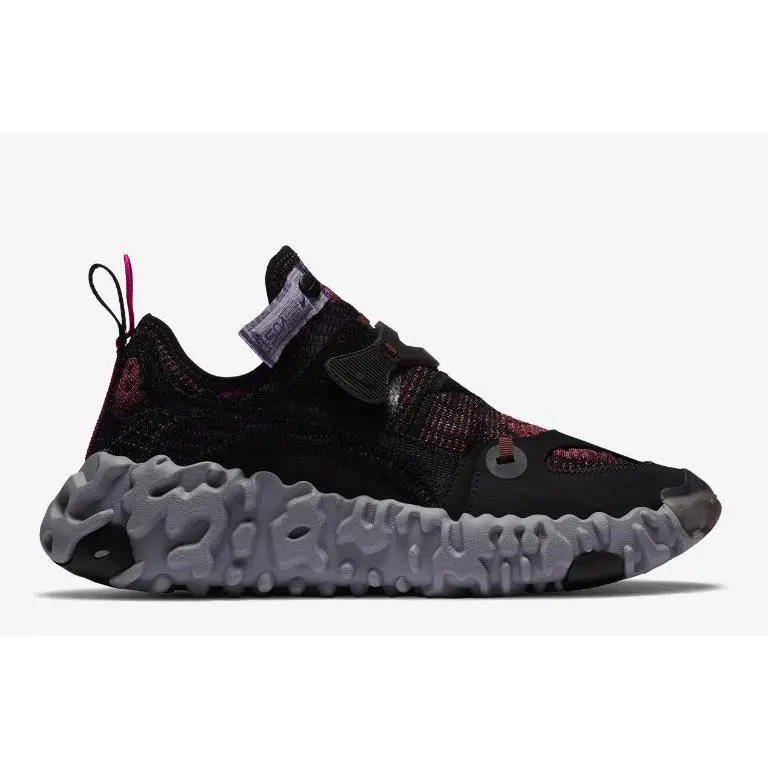 Nike Overreact Flyknit Ispa Black/diffused Blue Shadowberry Men`s Shoes 14