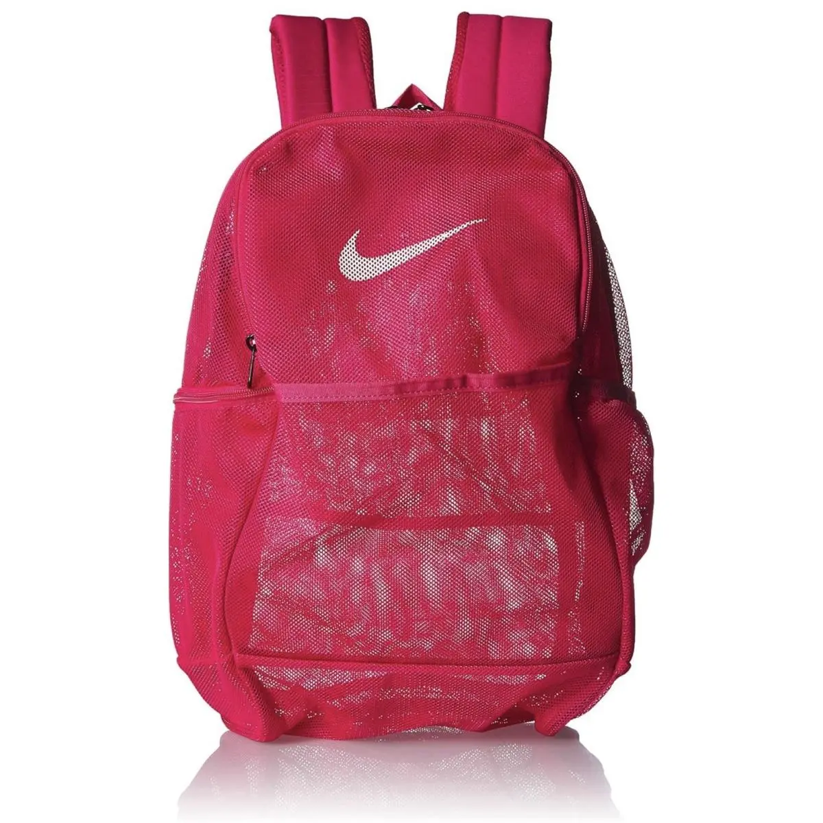 Nike Brasilia Mesh Backpack 9.0 Rush Pink Unisex Adult School Gym Sports Bag