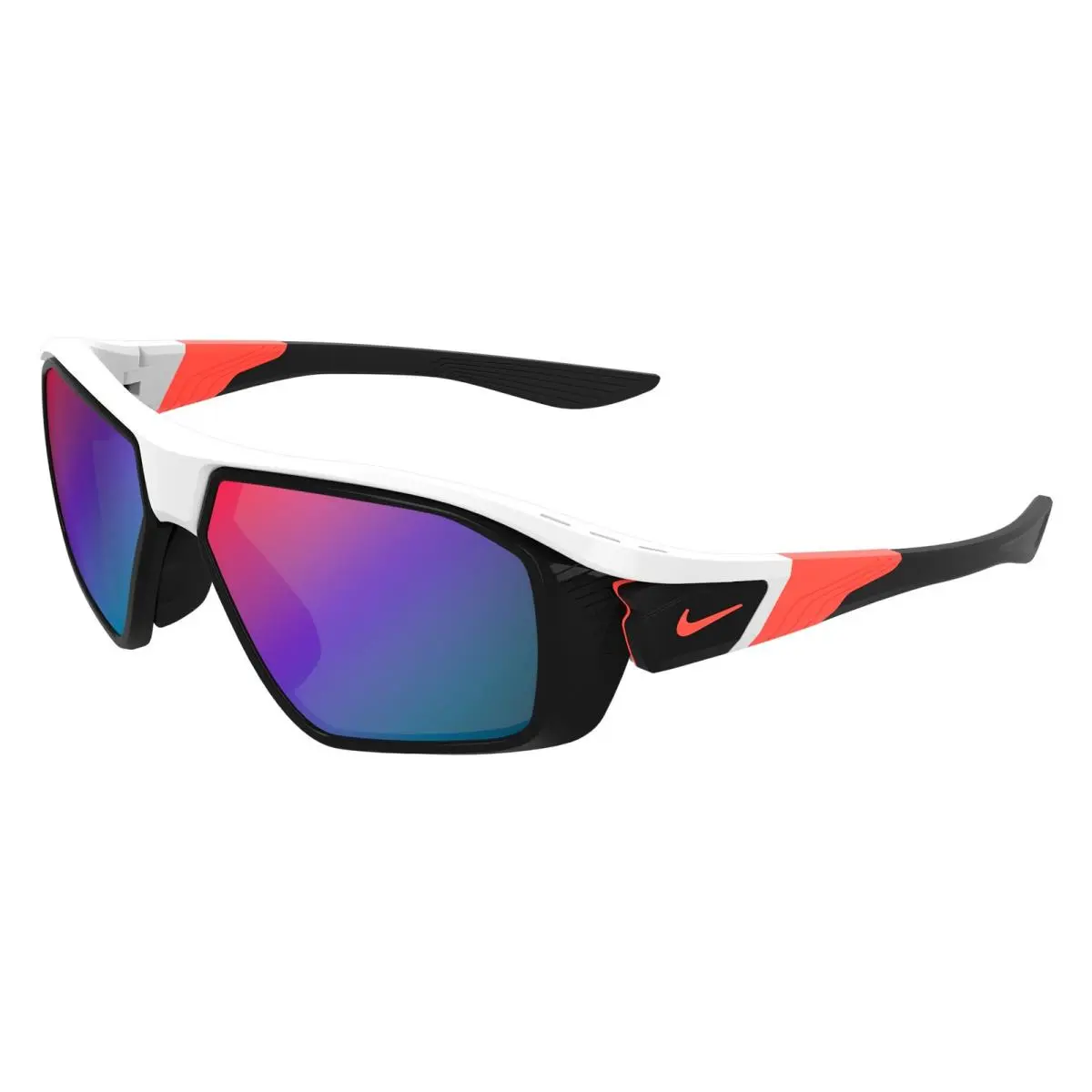 Nike Show X 3 FF IM 9736 White / Field Ll Orange 100 Size 57 Sunglasses