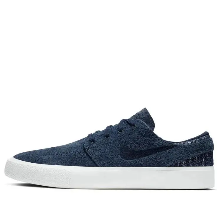 Nike SB Zoom Stefan Janoski Obsidian Blue Suede Shoes Size 8 CI2231-400