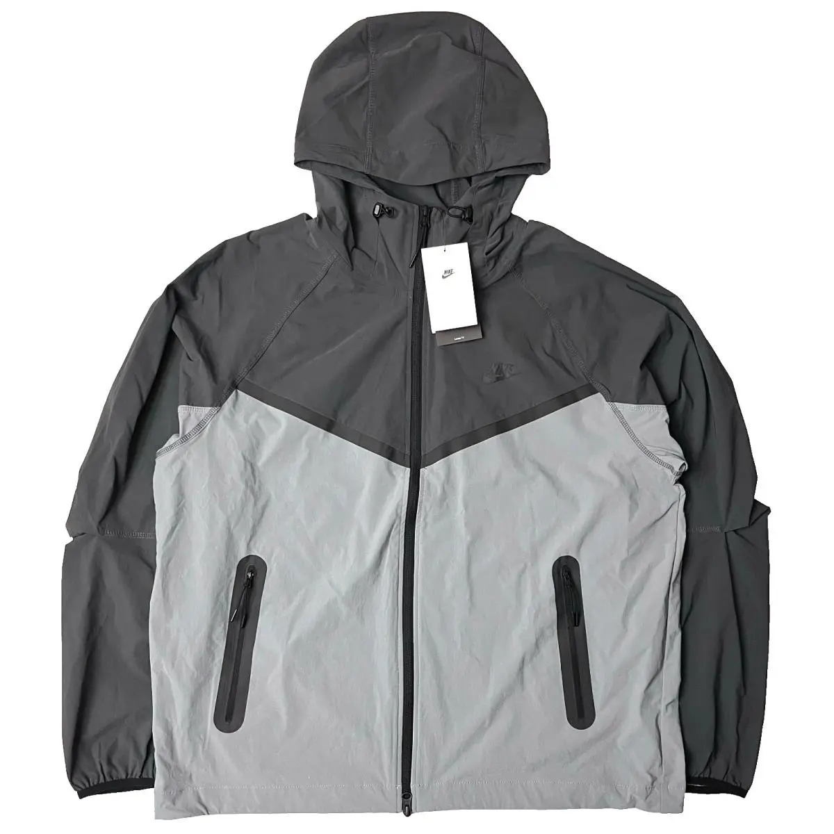 Nike Tech Woven Windrunner Jacket HM7151-065 Cool Grey/anthracite Men’s Medium
