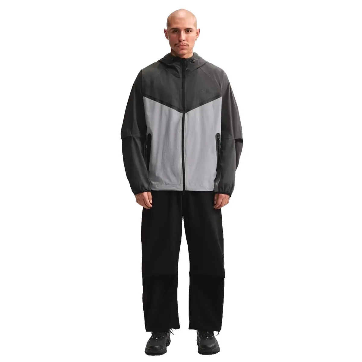 Nike clothing - Nike Tech Woven Windrunner - Tech Woven Windrunner - Gray (UPC: 197863218847) 5