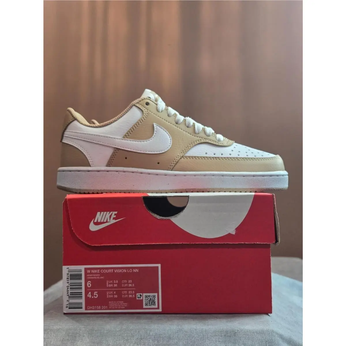 Nike shoes - Nike Court Vision - Court Vision - DH3158-201 - Tan 1