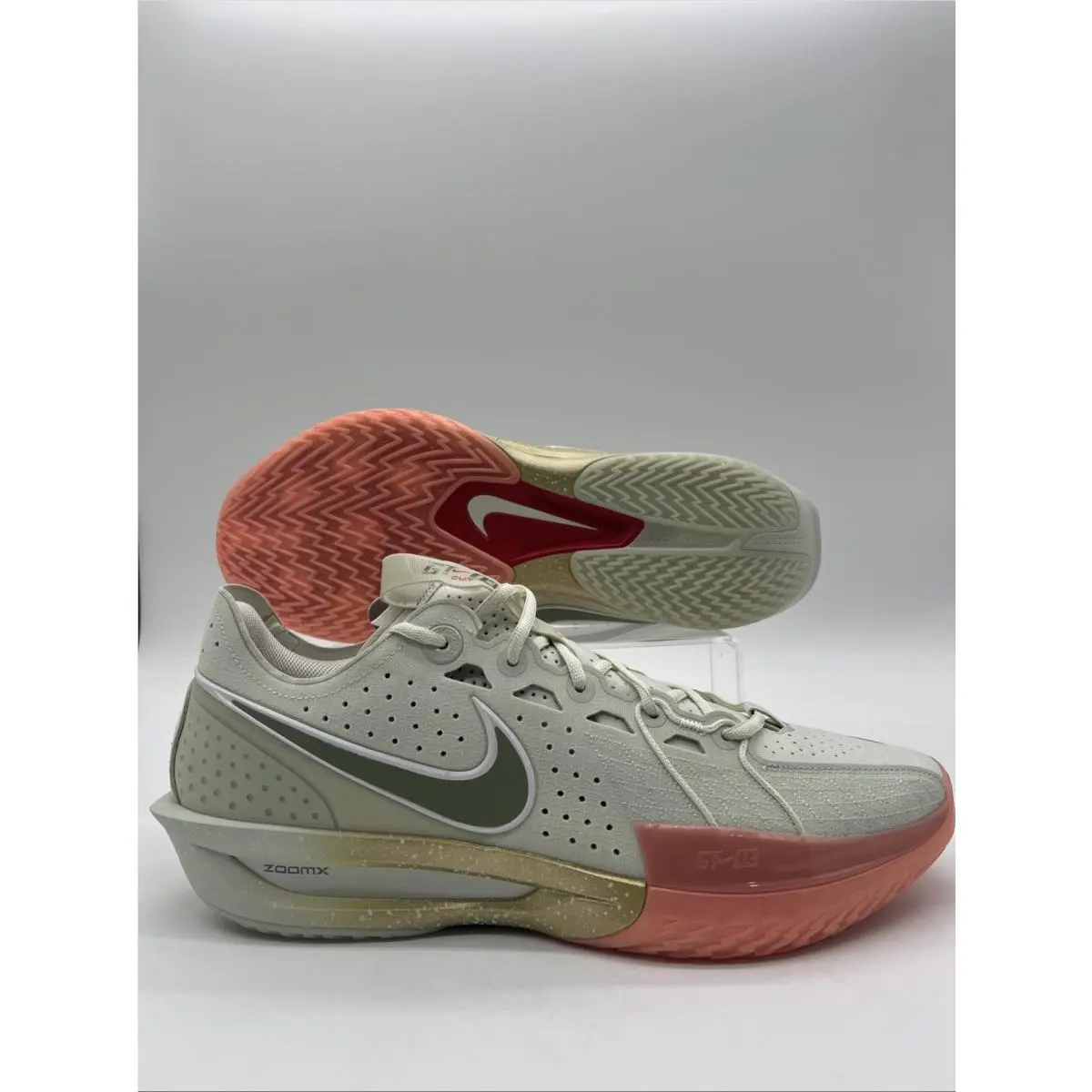 Mens Size 15 Nike GT Cut 3 Sea Glass Oil Green Basketball Sneakers DV2913 005