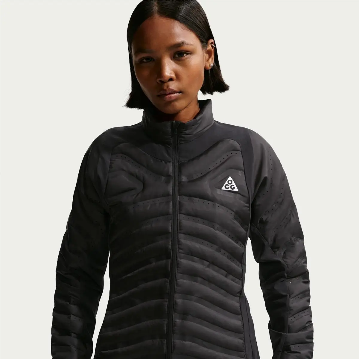Nike Women`s Sz M Acg `lava Loft` Therma-fit Trail Running Jacket IO9134-010
