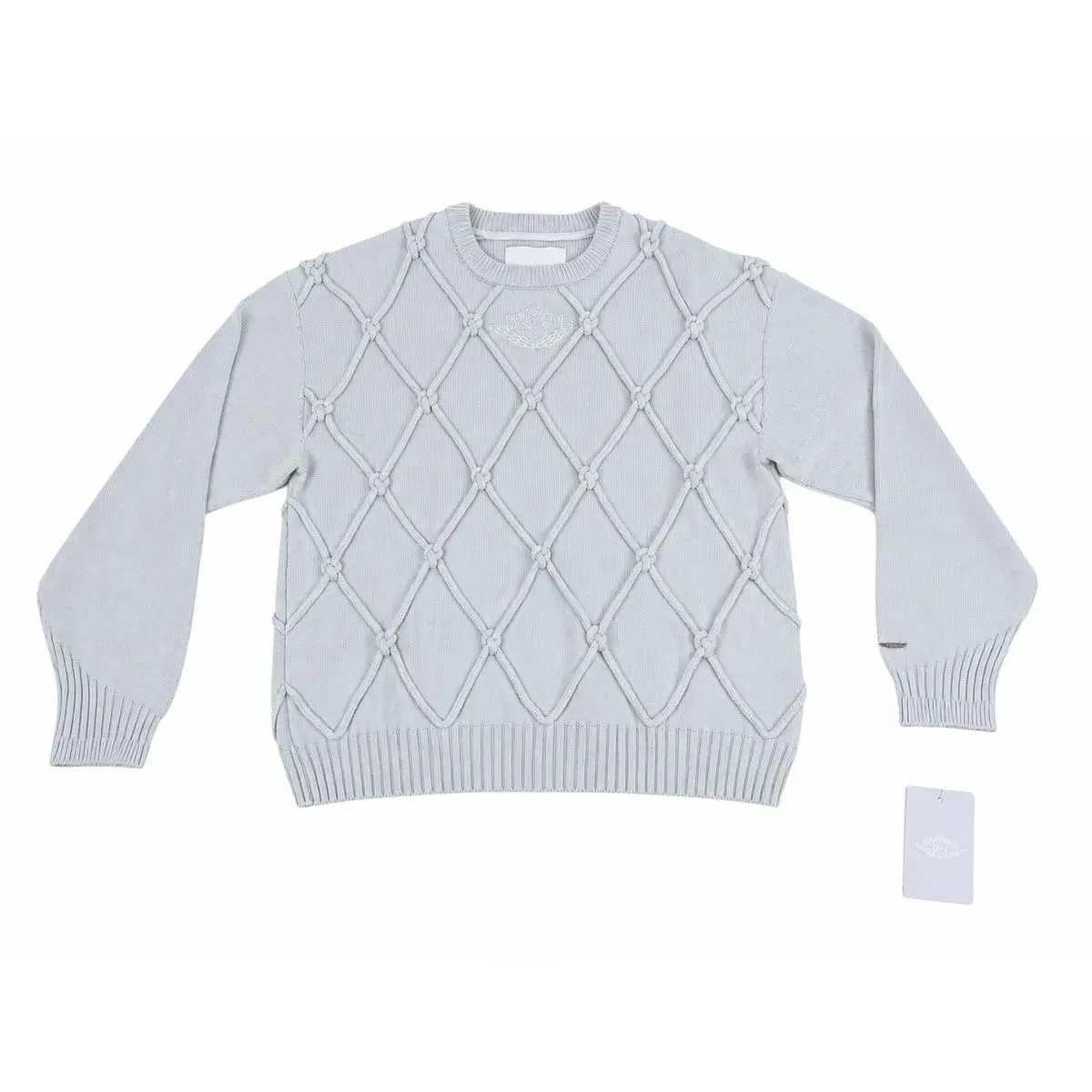 Nike Air Jordan Made Italy Knit Sweater XL Luxury Crewneck FB2672-030
