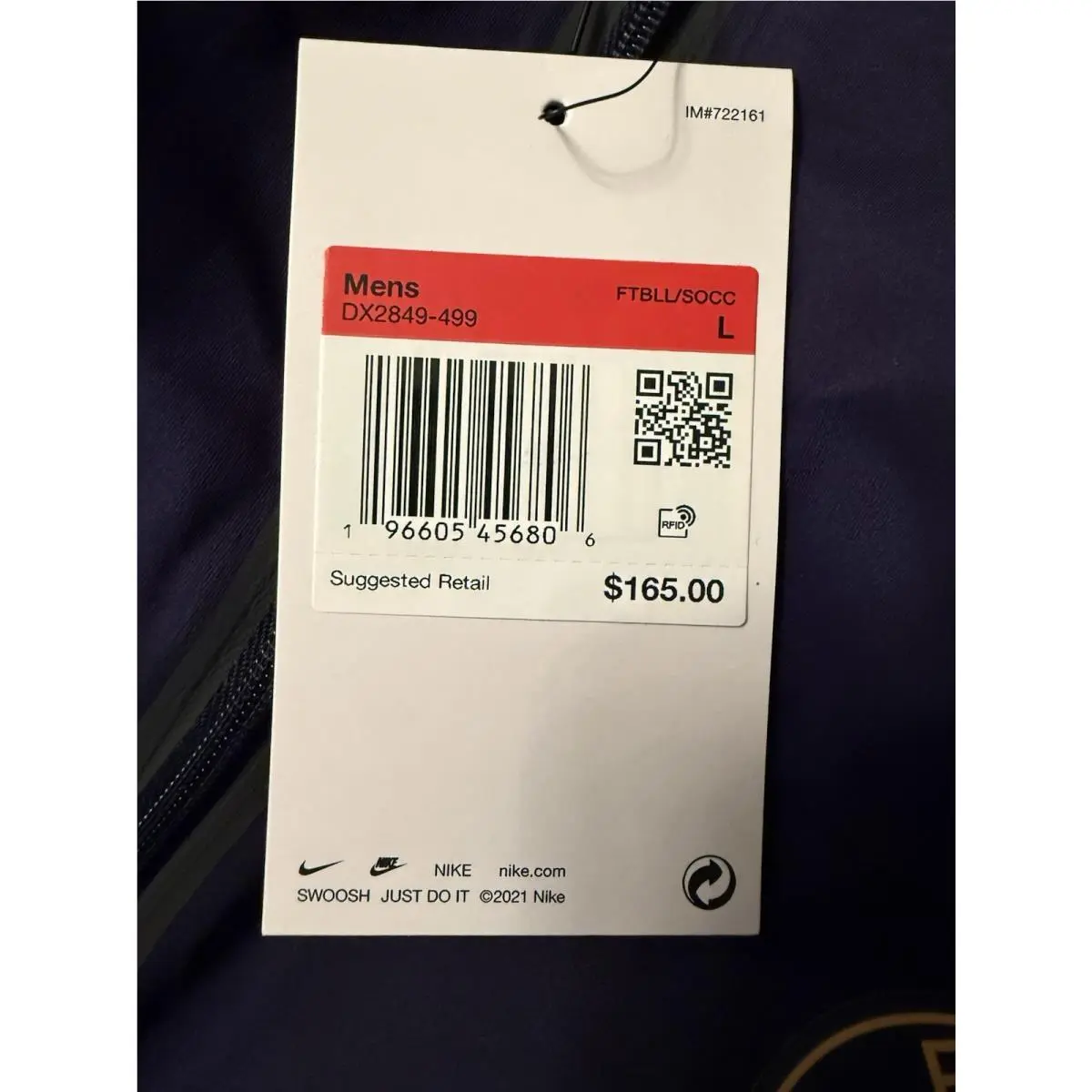Nike clothing - Nike Dri Fit Strike - Dri Fit Strike - DX2912-499 - Blue 3