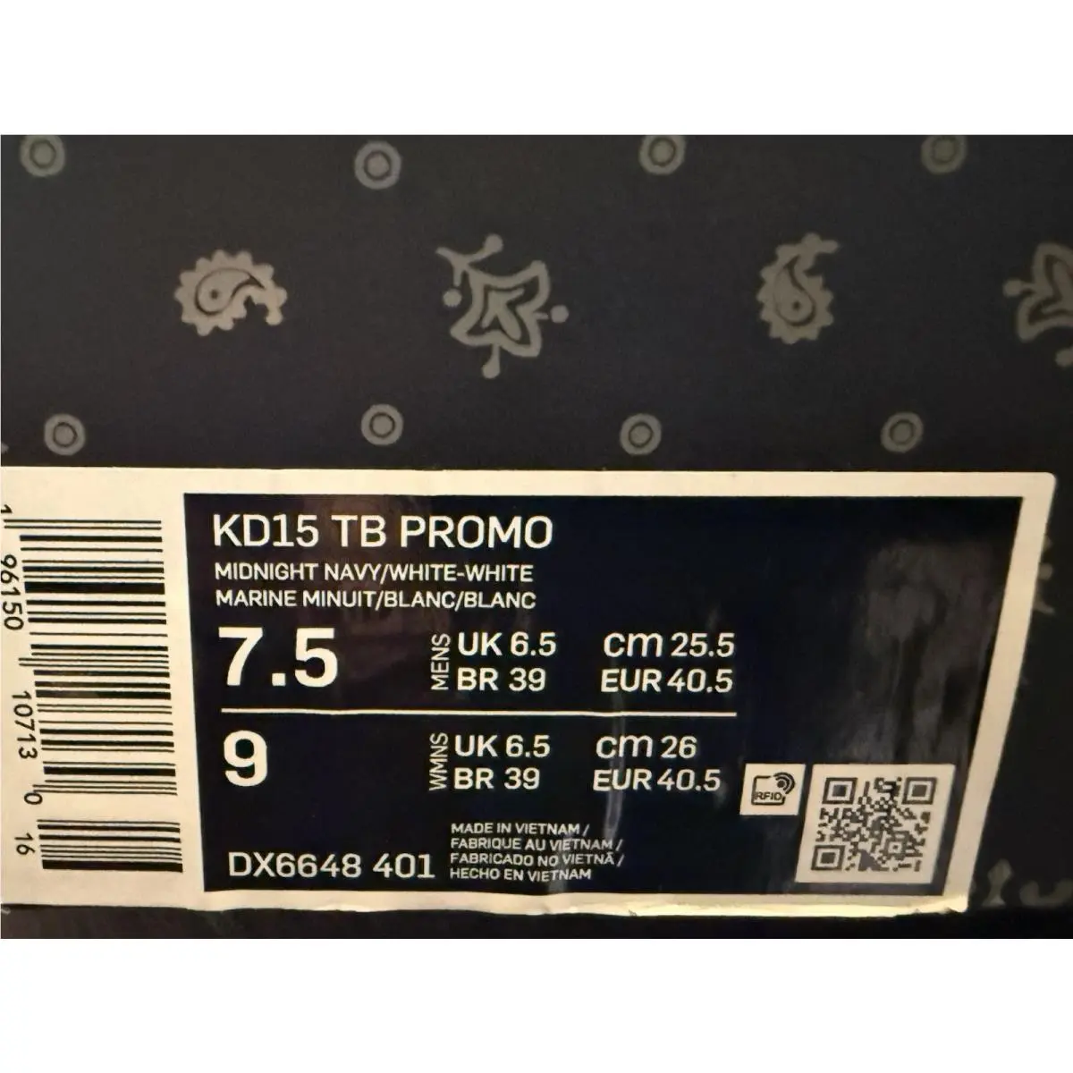 Nike shoes - Nike KD 15 - DX6648-400 - Blue 5