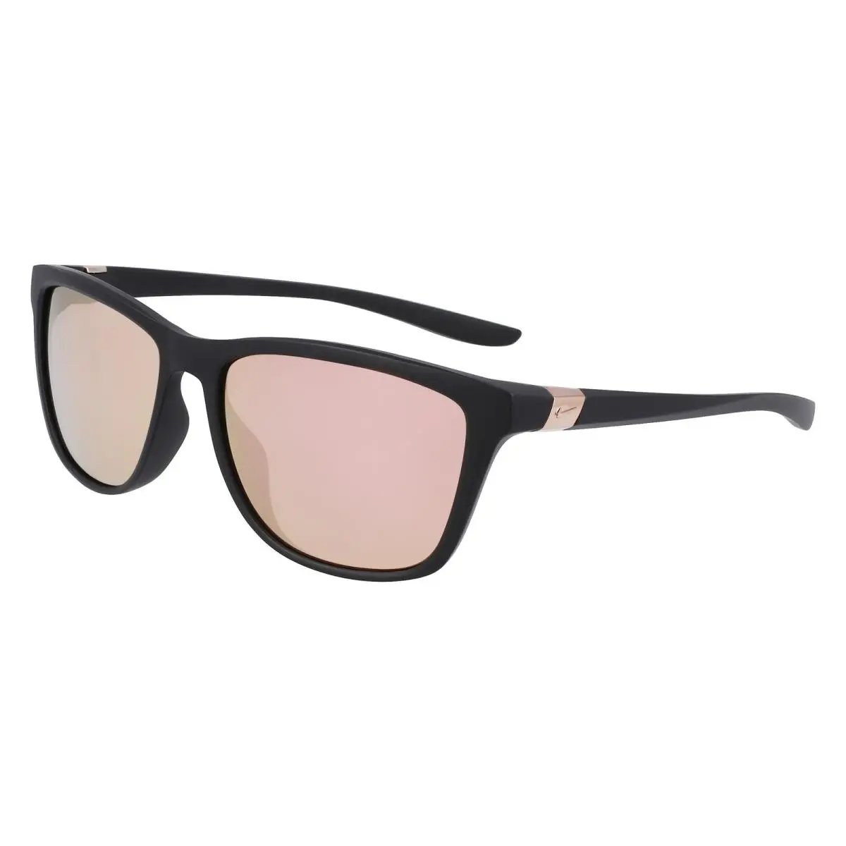 City Icon M N IU 8074 X Matte Black/rose Gold Mirror 011 Size 56 Sunglasses by Nike