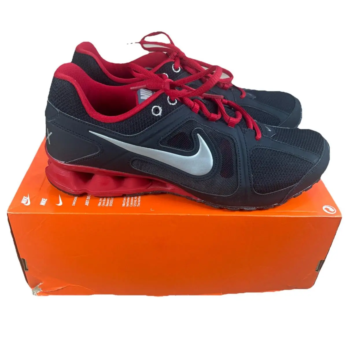Nike Reax Run 8 Running Shoes Red/black Men’s Size 10.5
