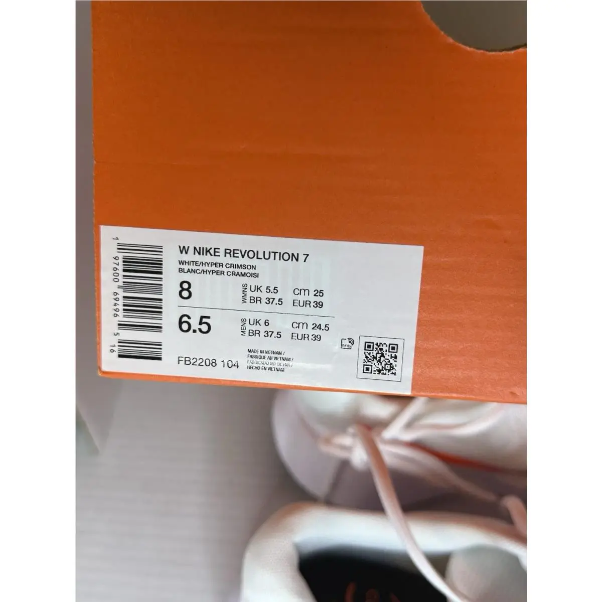 Nike shoes - Nike Revolution - Revolution - FB2208-104 - White 5