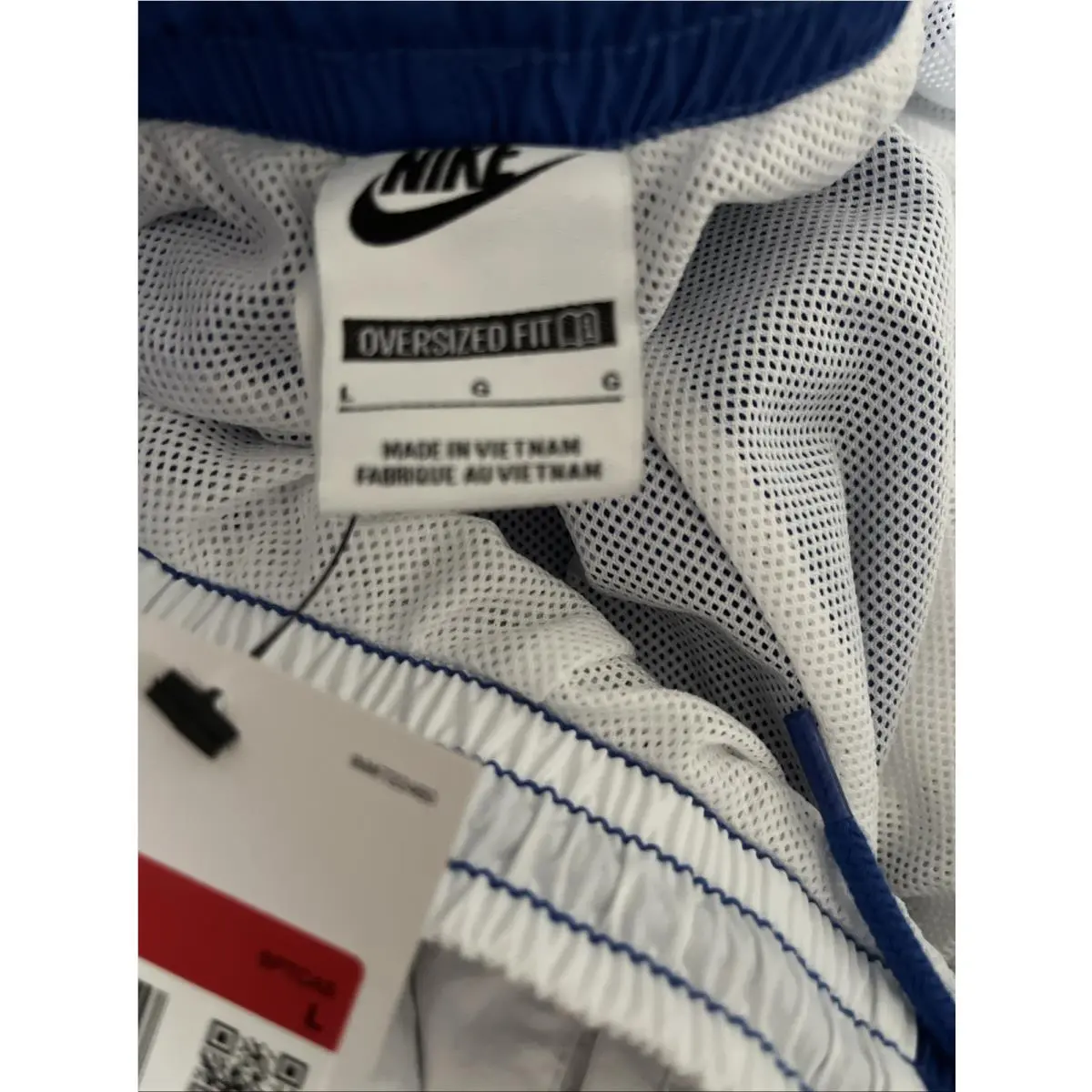 Nike clothing - Oversized Woven Tracksuit Bottoms - Oversized Woven Tracksuit Bottoms - HQ6114480 - Blue (UPC: 0197859704750) 10