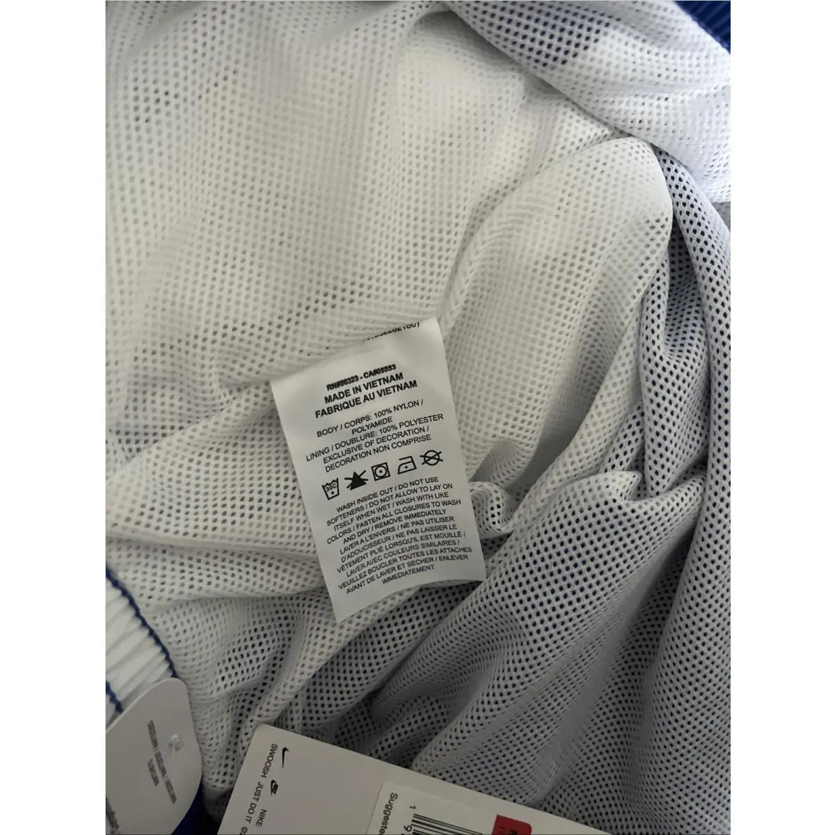 Nike clothing - Oversized Woven Tracksuit Bottoms - Oversized Woven Tracksuit Bottoms - HQ6114480 - Blue (UPC: 0197859704750) 7
