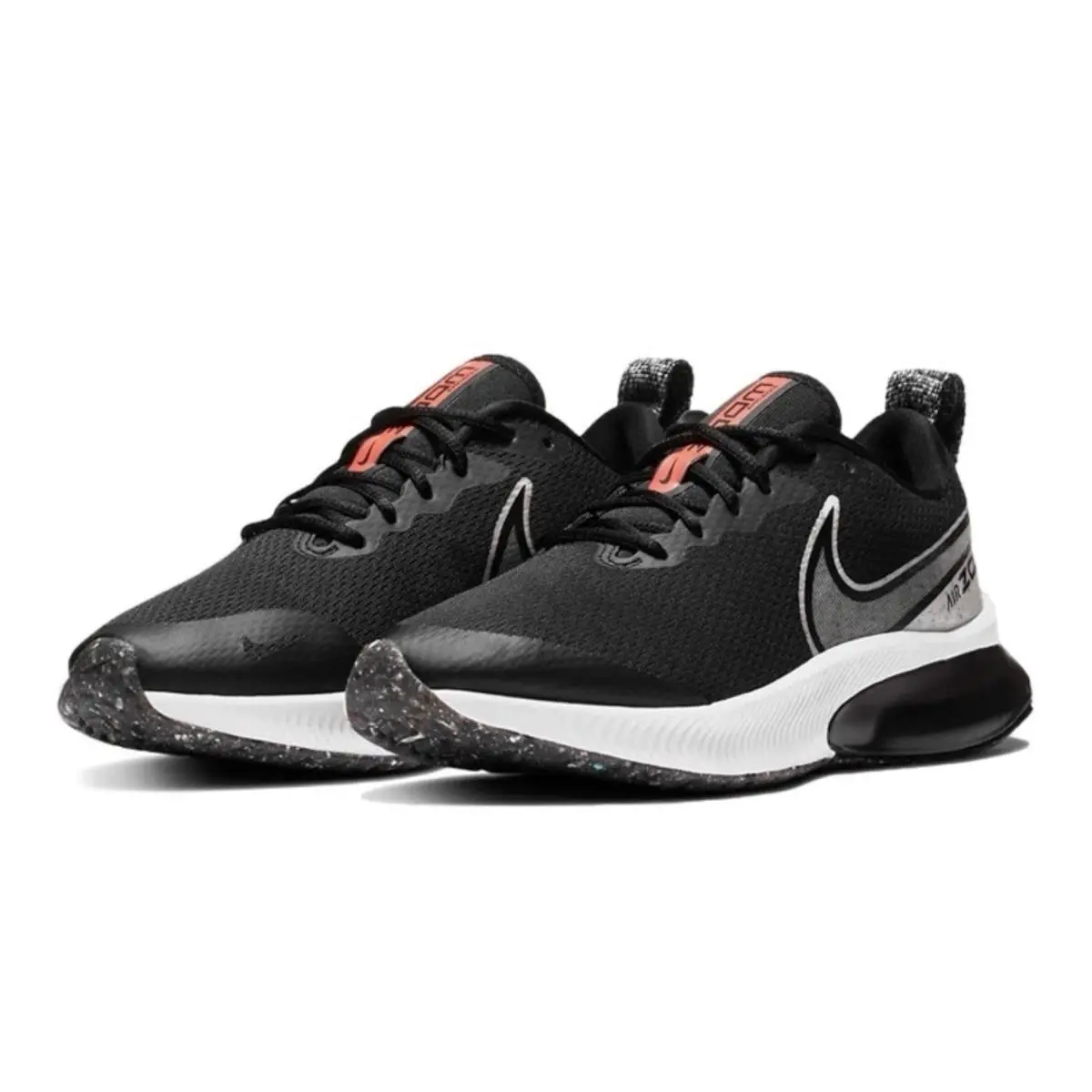 Nike Air Zoom Arcadia SE GS Black/crimson Running Shoes Sz 6Y Womens Sz 7.5