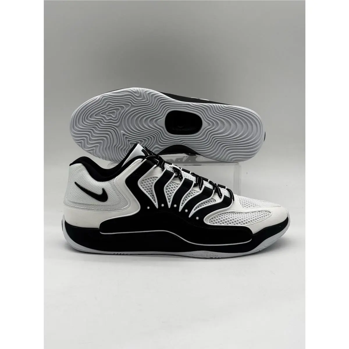 Mens Size 14 Nike KD18 Black White Basketball IM0634 100