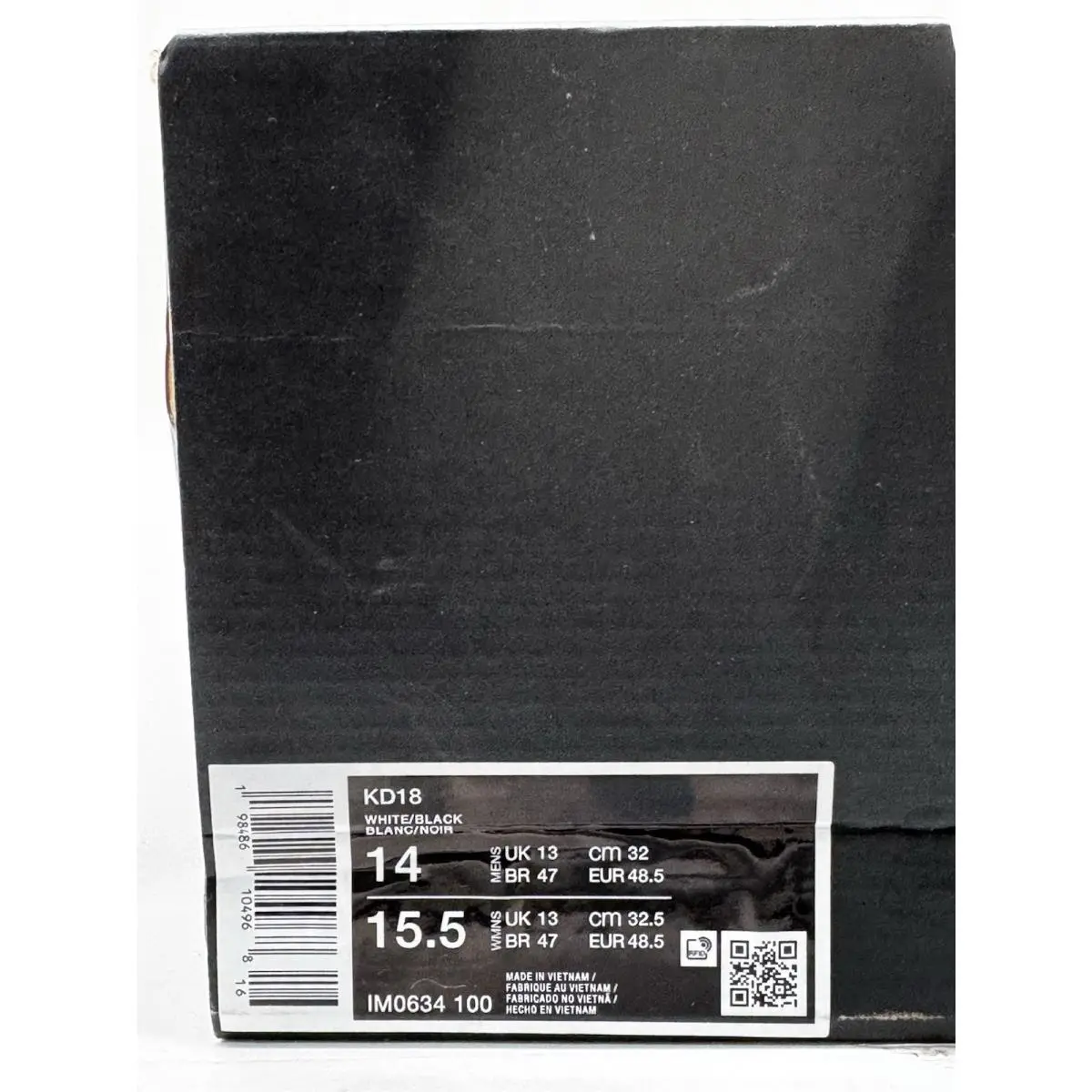 Nike shoes - KD18 - IM0634-100 - Black 5