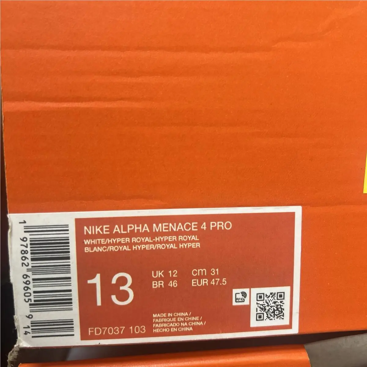 Nike shoes - Nike Alpha Menace - Alpha Menace - FD7037-103 - White 6