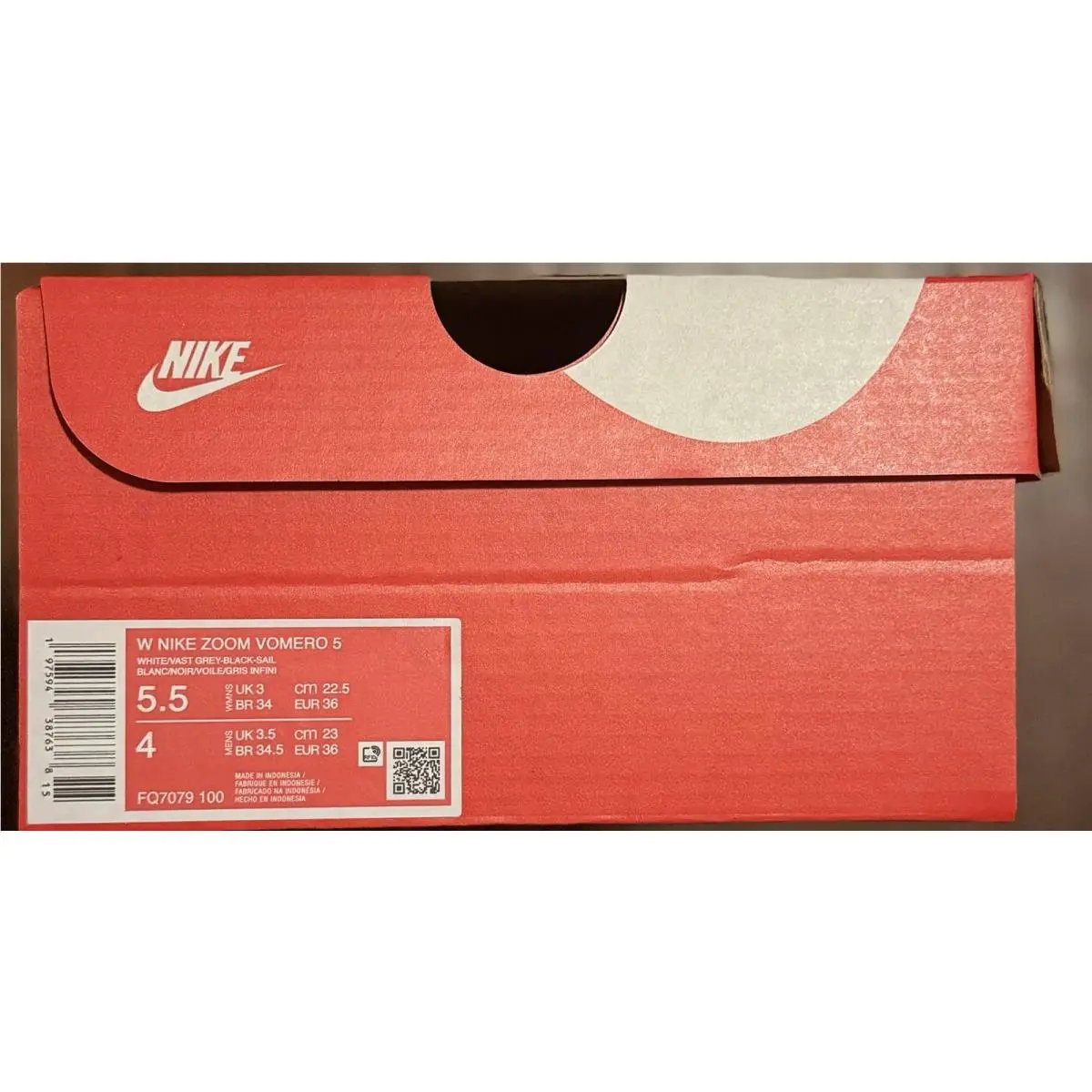 Nike shoes - Nike Air Zoom - Air Zoom - FQ7079-100 - White/Black/Sail/Vast Grey 5