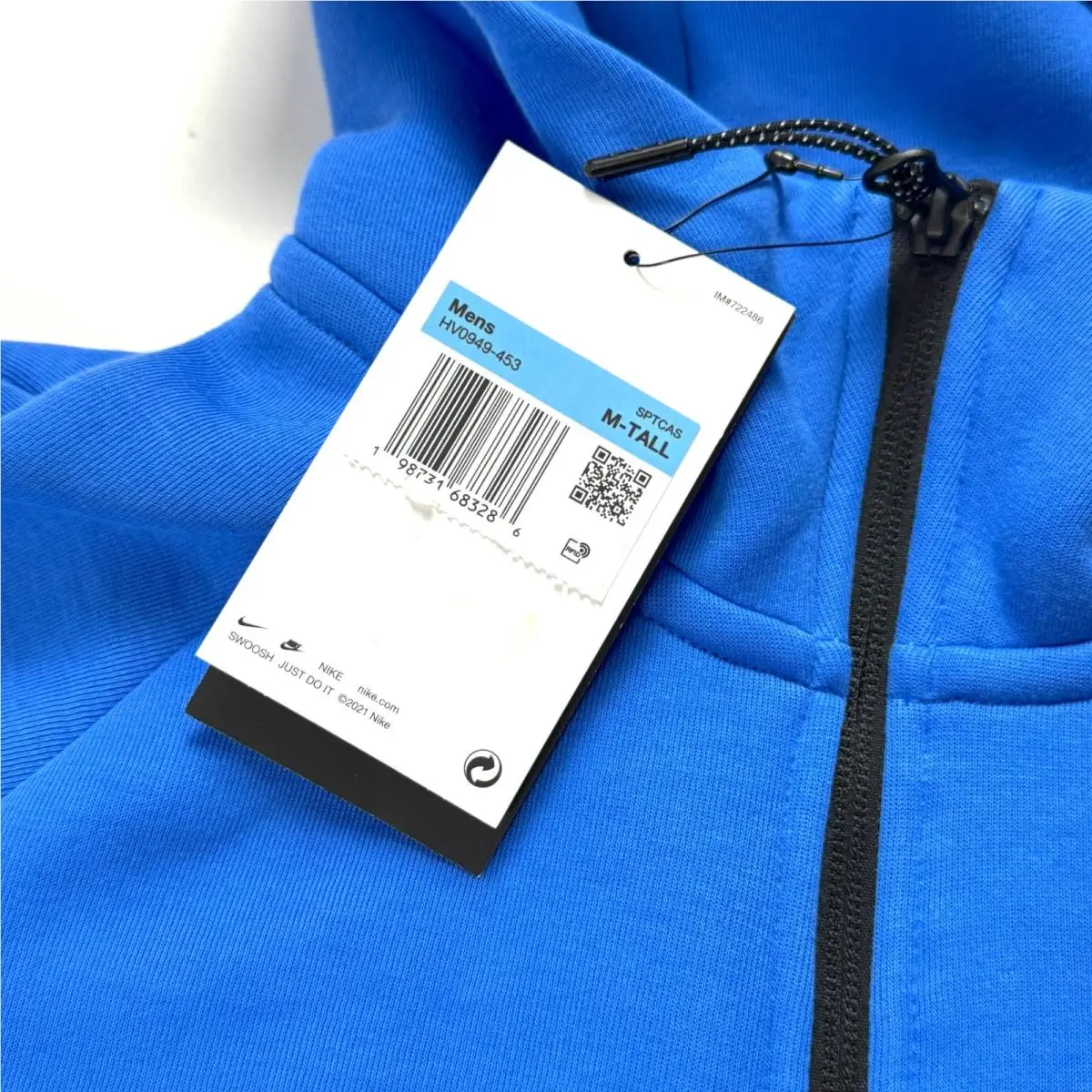 Nike clothing - Nike Windrunner Tech - Windrunner Tech - Blue (UPC: 198731683286) 1