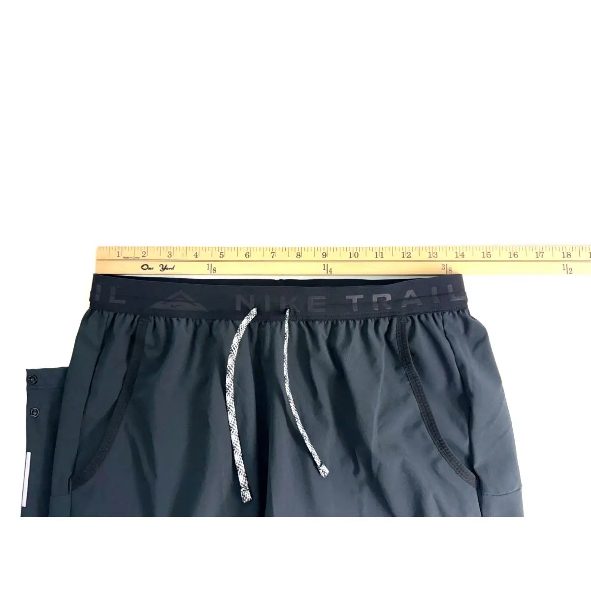 Nike clothing - Nike Trail Dawn Range Dri-Fit Running Pants - DX0855-010 - Black (UPC: 196604281430) 5