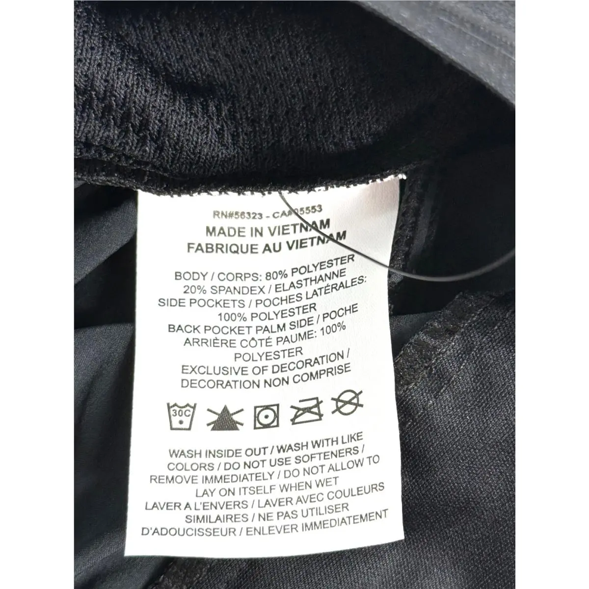 Nike clothing - Nike Trail Dawn Range Dri-Fit Running Pants - DX0855-010 - Black (UPC: 196604281430) 10