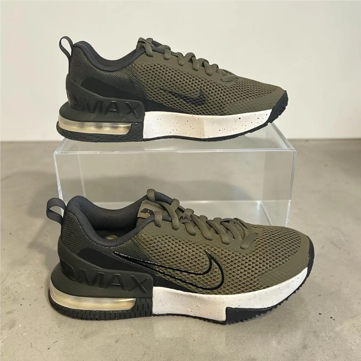 Nike Air Max Alpha Trainer 6 Olive Black Training Shoes Men`s Size 8 FQ1833-200