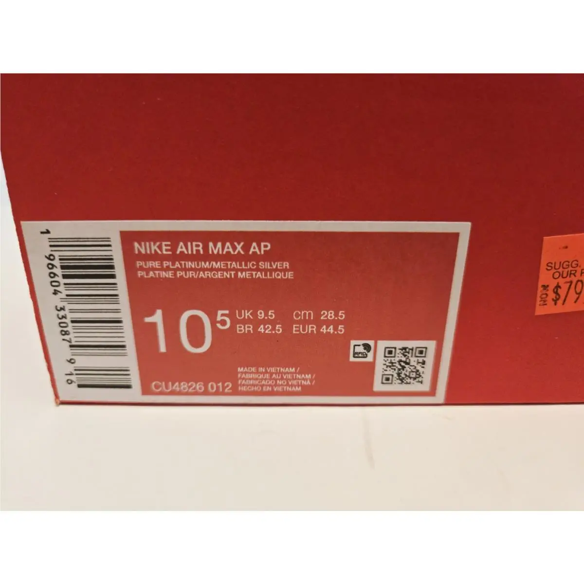 Nike shoes - Nike Air Max AP - Air Max - CU4826-012 - Silver 7