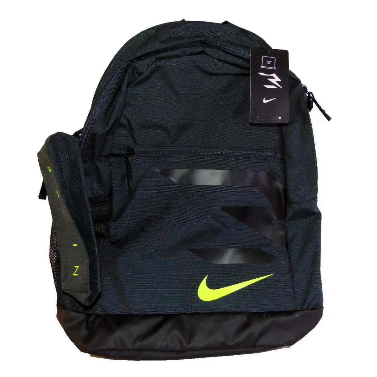 Nike 3BRAND Russell Wilson Backpack Anthracite Volt 15 Laptop Sleeve