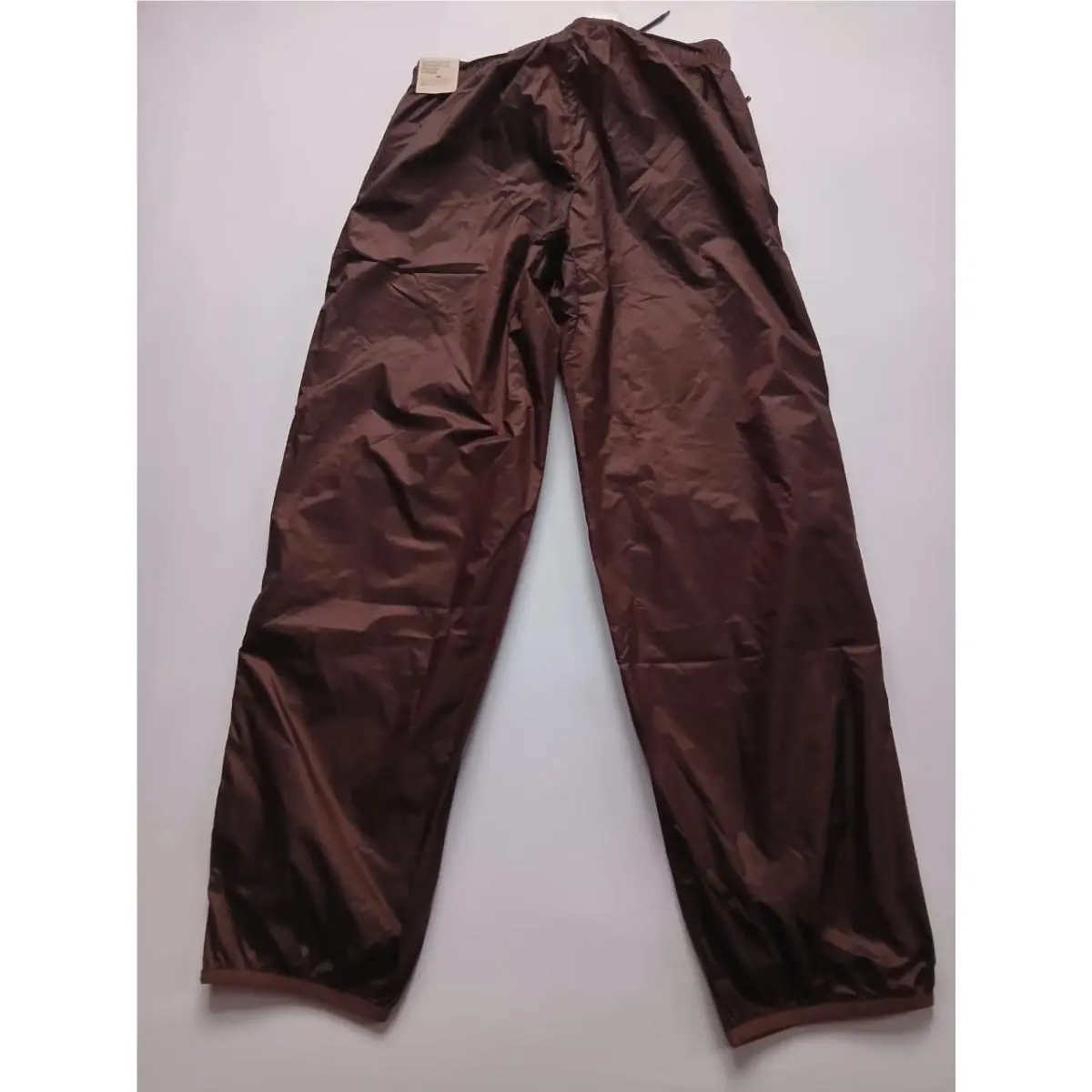 Nike Acg Cinder Cone Windshell Pants Men`s S Maroon Straight Fit Elastic Waist