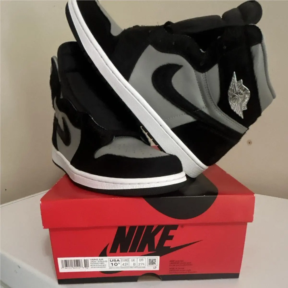 Nike shoes - Air Jordan 1 - Air - Black, Gray, White 0