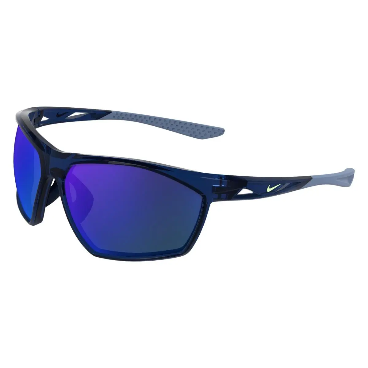 Nike Windtrack Heat IQ 7245 X Midnight Navy / Blue Mirror 410 Size 66 Sunglasses