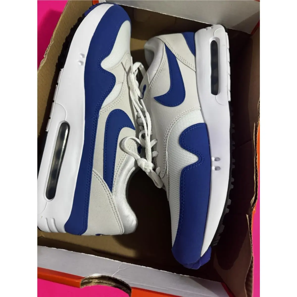 Nike shoes - Nike Air Max 1 - Air Max - FQ3272-104 - White/Game Royal/Photon Dust 0