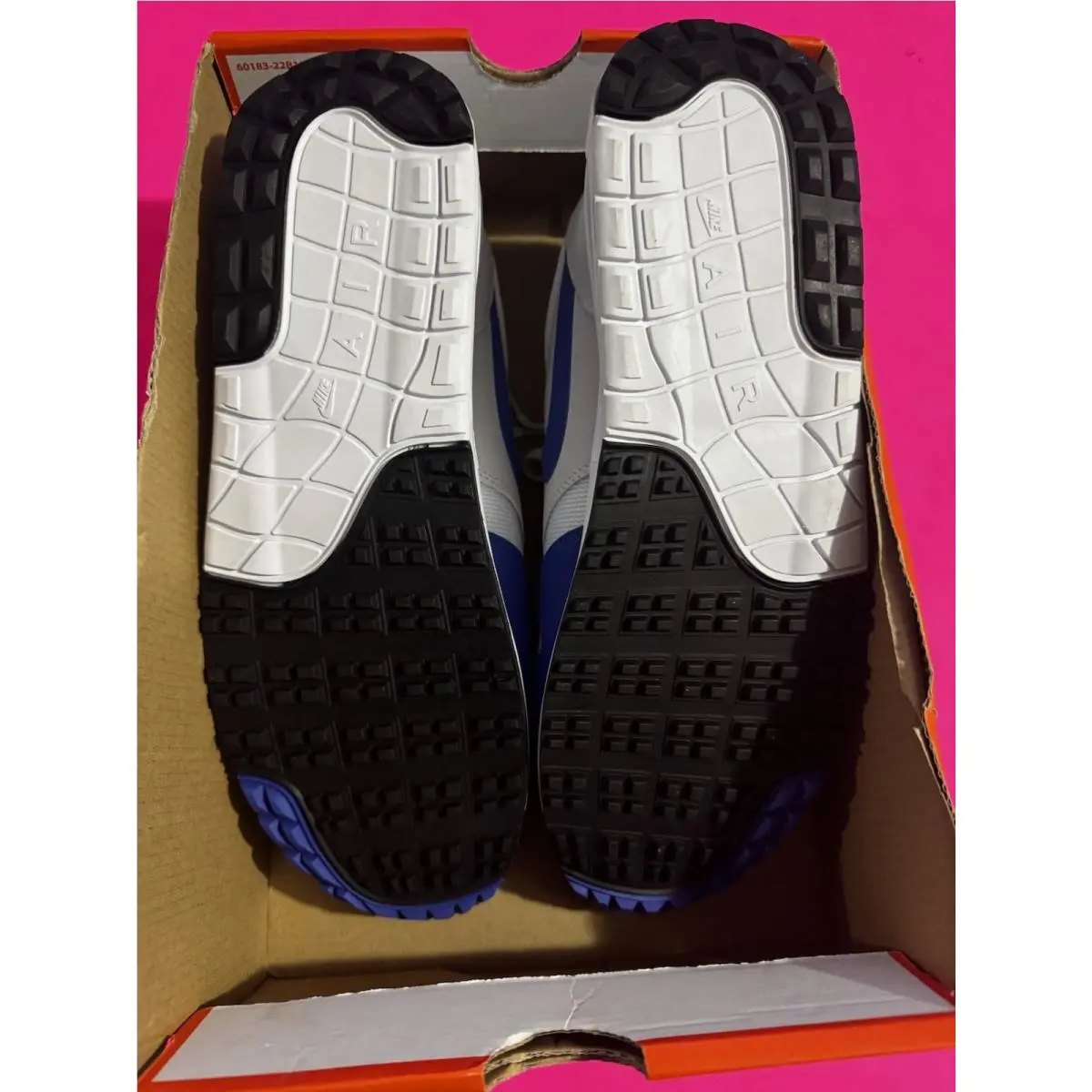 Nike shoes - Nike Air Max 1 - Air Max - FQ3272-104 - White/Game Royal/Photon Dust 6