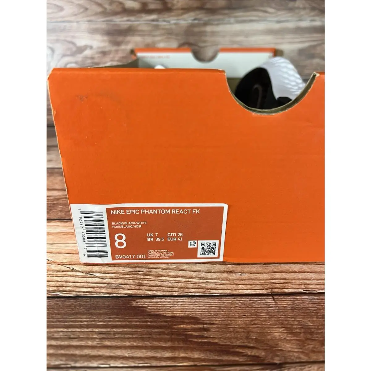 Nike shoes - Nike Epic Phantom - Epic Phantom - BV0417-001 - Black 4
