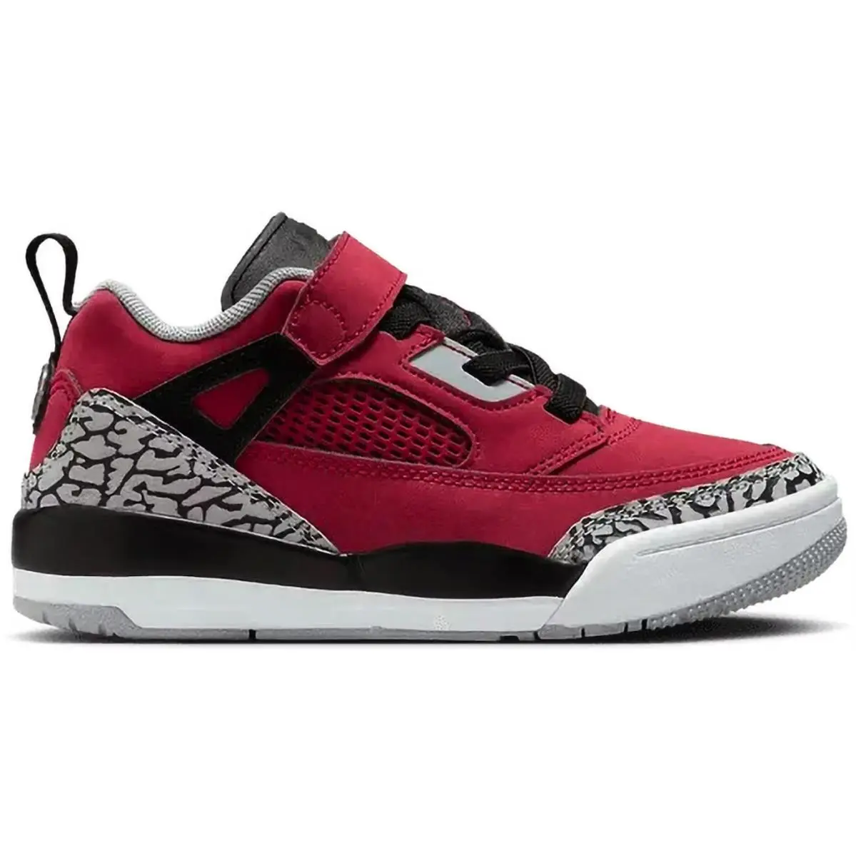 Nike GS Air Jordan Spizike Low Gym Shoes Red/grey Sz 2Y FQ3951-600