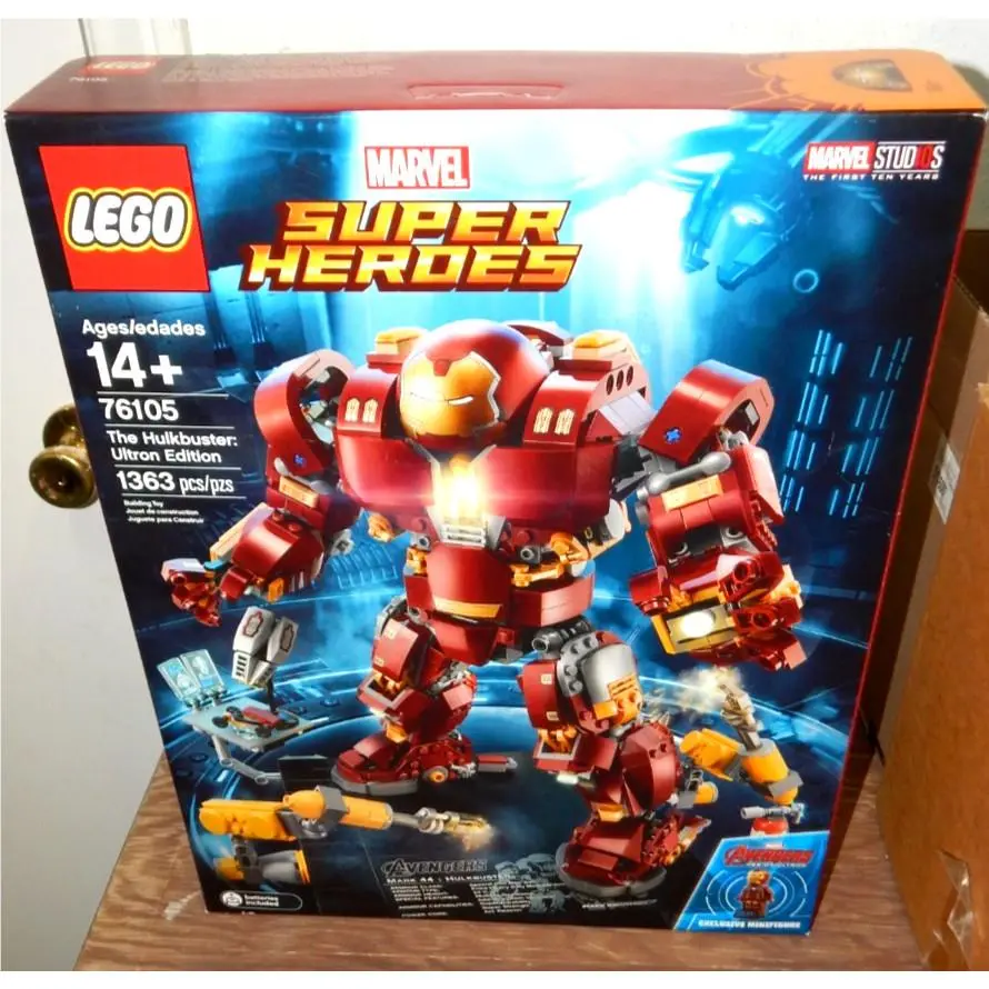 Lego Marvel The Hulkbuster Ultron Edition 1363 Pieces 14+ 76105 Retired