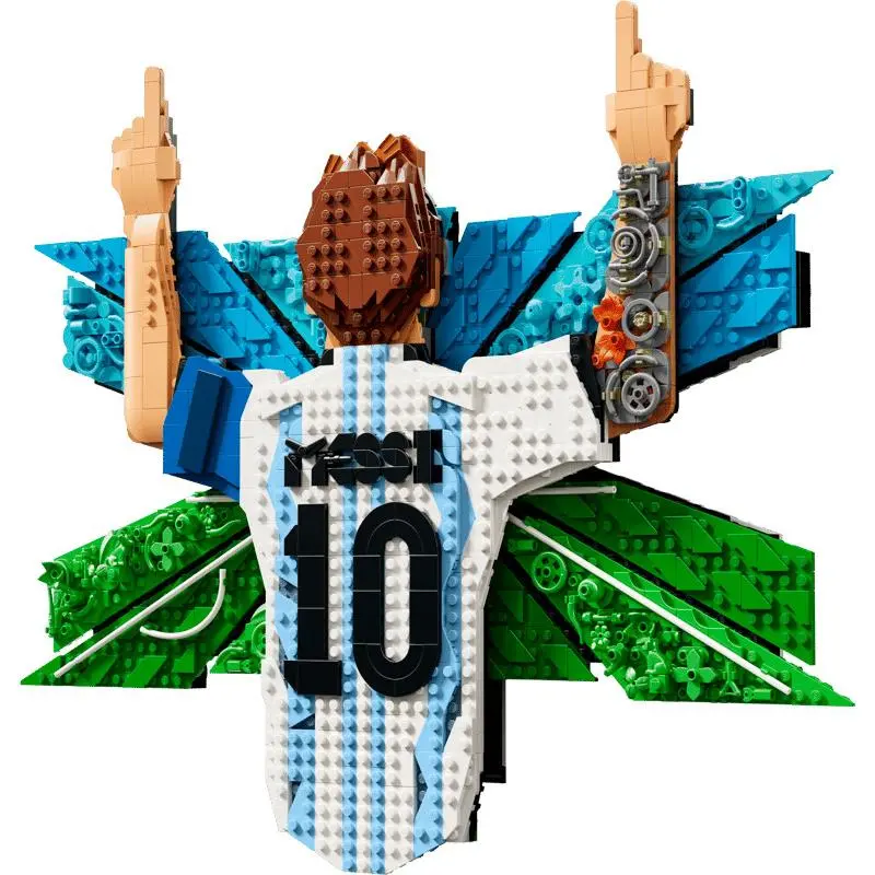 Lego Editions Lionel Messi Celebration 43018 Building Set Soccer Wall Art