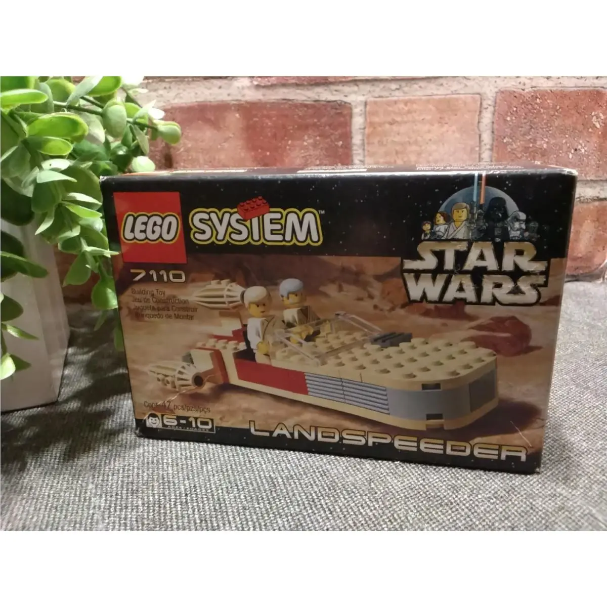 Vtg 1999 Lego Star Wars 7110 Landspeeder Retired Lego Set