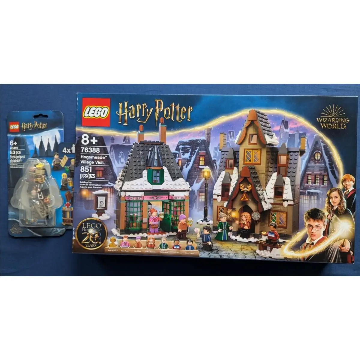 Lego Harry Potter Hogsmeade Village 76388 40419 Mini Figures with Map