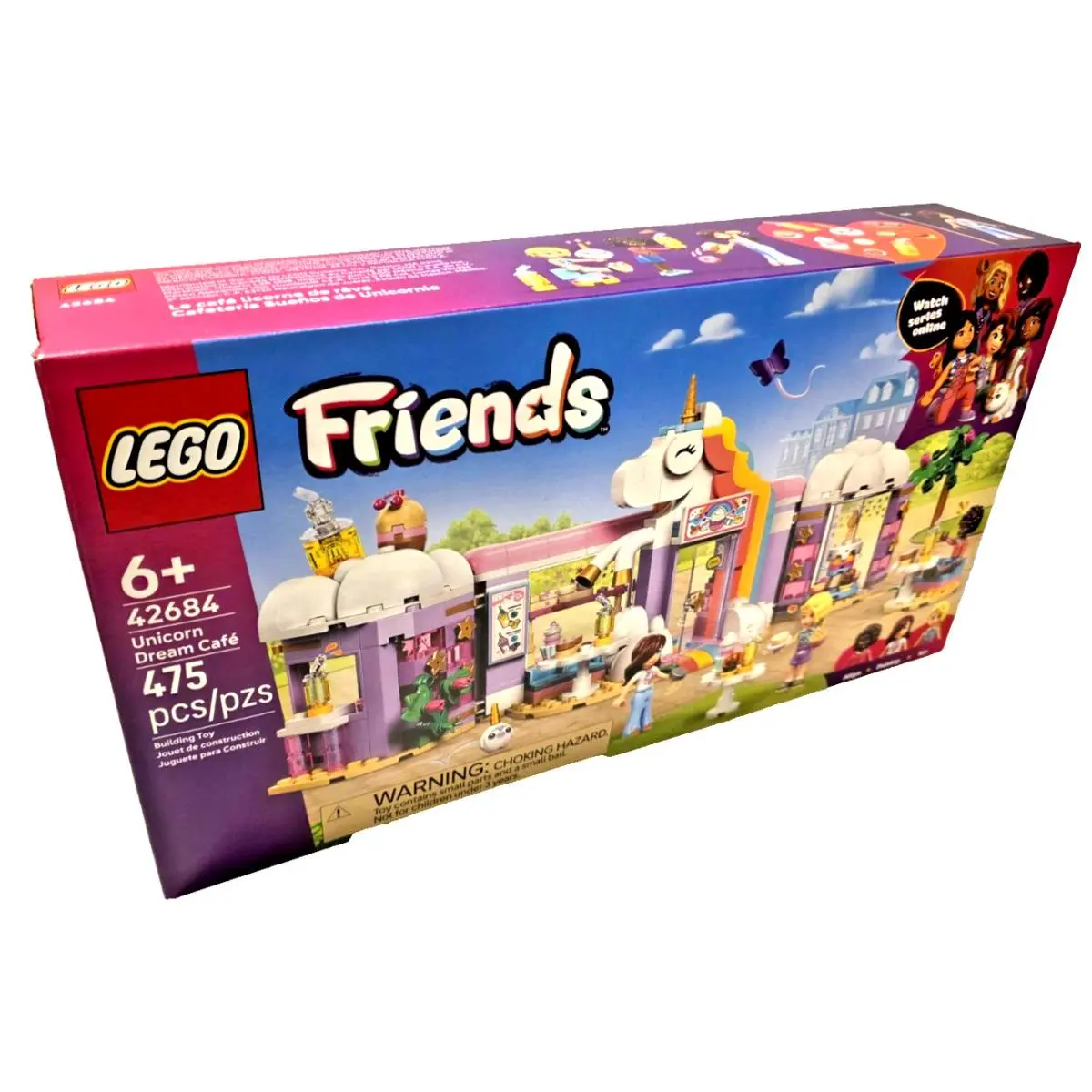 Lego Friends 42684 Unicorn Dream Cafe` 475 Pcs. Carefully Shipped