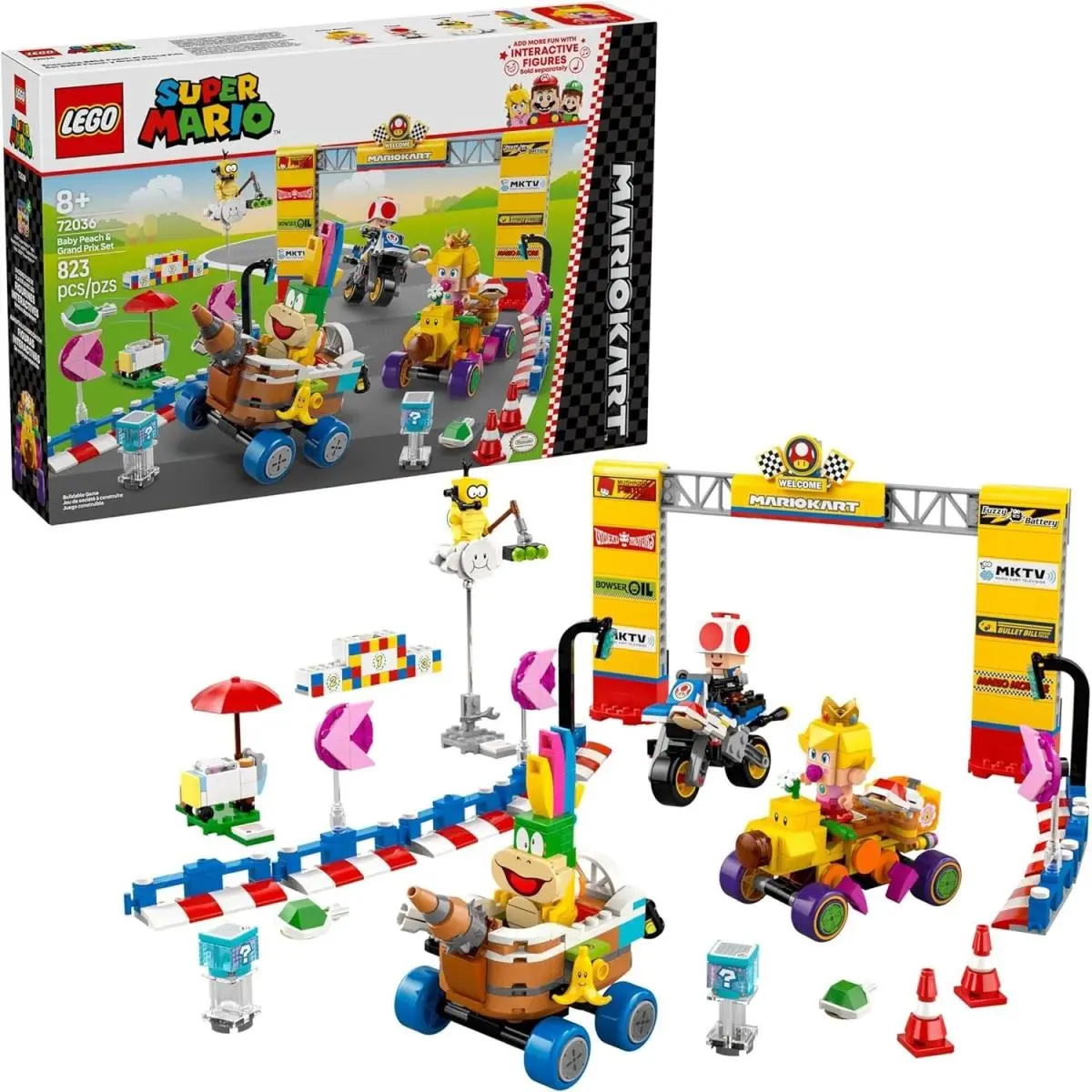 Lego: Super Mario Mario Kart - Baby Peach Grand Prix Set 72036