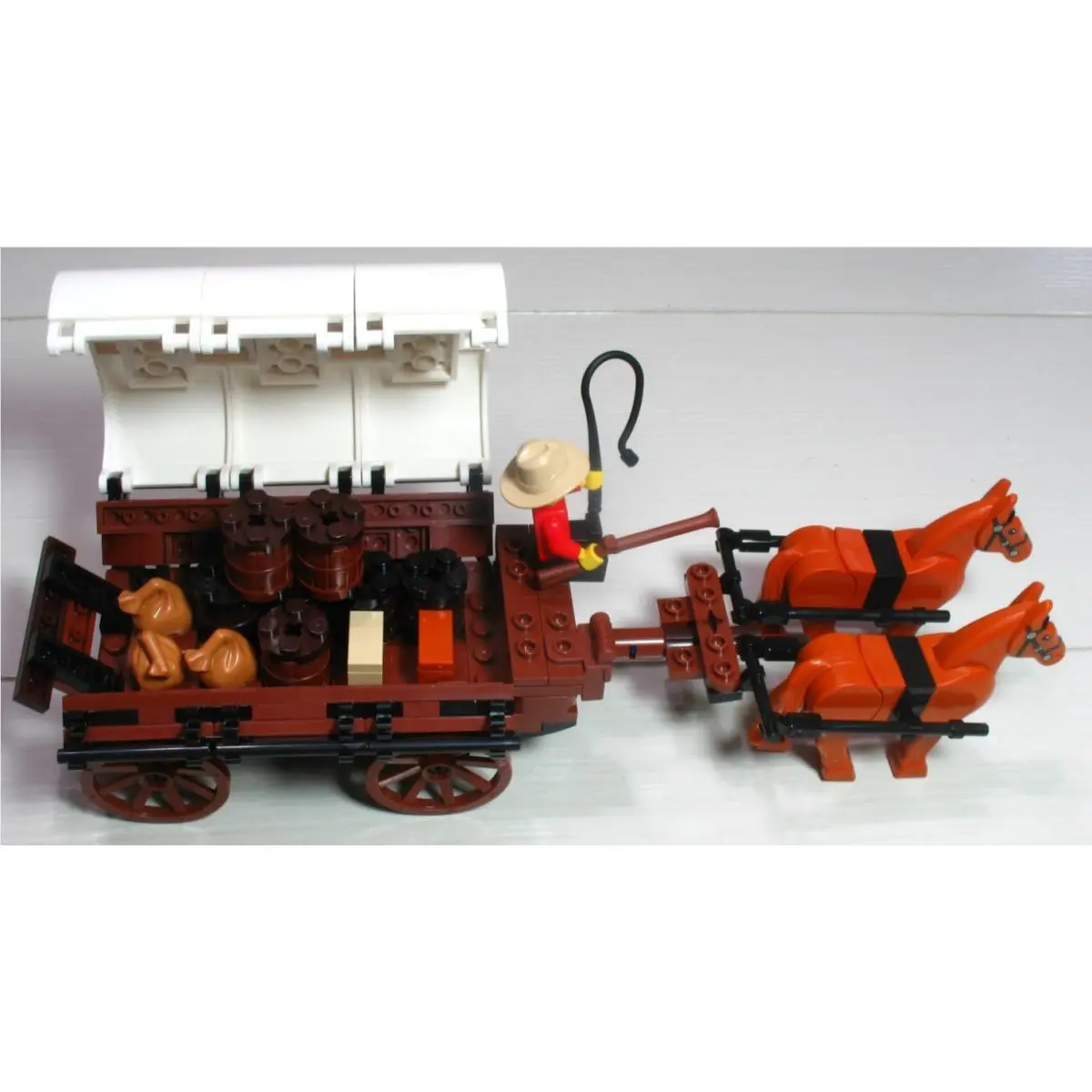 Lego 910031 Medieval Covered Wagon Train with Horses Supplies
