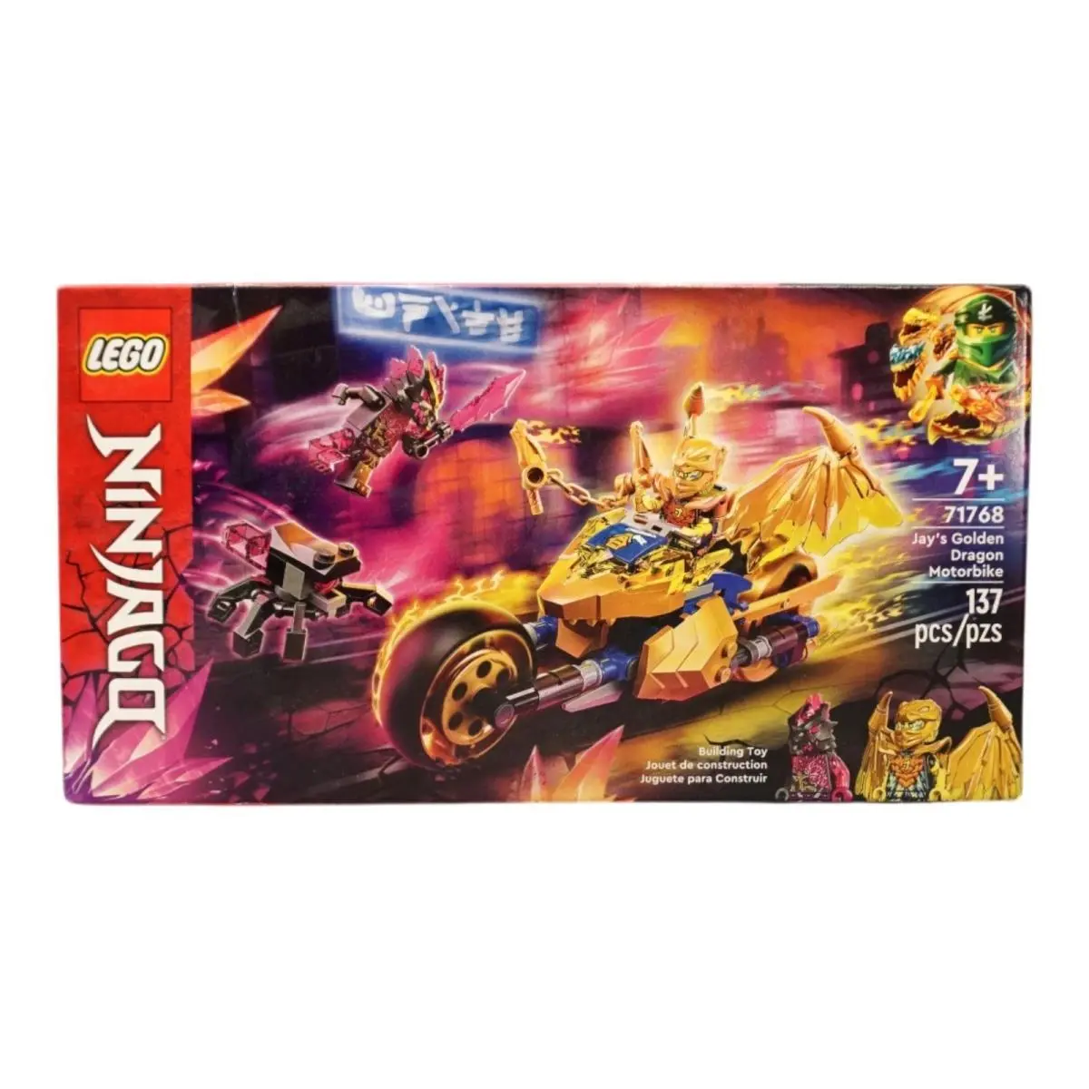 Lego Ninjago 71768 Jay`s Golden Dragon Motorbike Retired