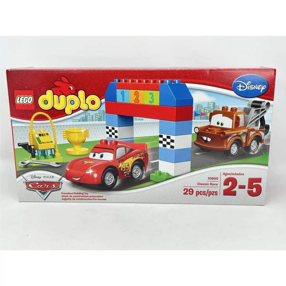 Lego Duplo Disney Pixar Cars Classic Race Set- 10600 -preschool /starter/new